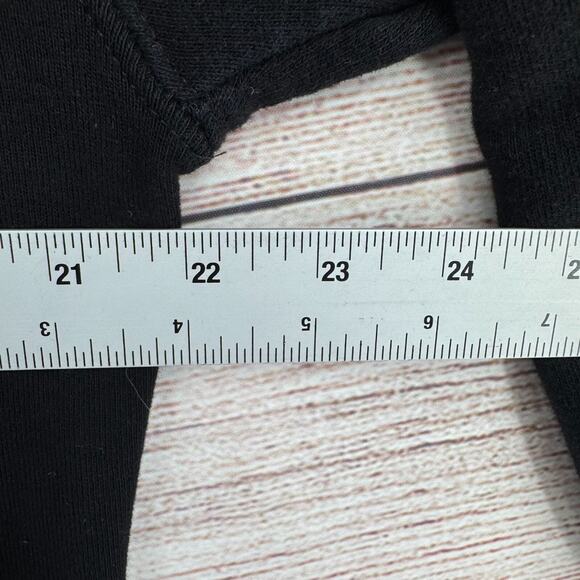 Vintage Steve & Barry's POW MIA Hoodie Sweatshirt‎ Men's Small Black Embroidered - Picture 11 of 13